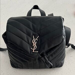 Yves Saint Laurent Black Backpack